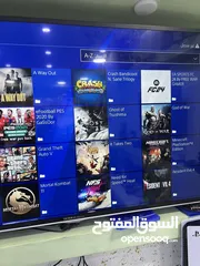  1 بلايستيشن فور فات 1000 جيجا معدل اصدار 11.00 فل العاب من اختيارك
