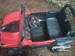  2 سياره كهرباء بطاريه 12 فولت فيها نظام هزاز للاطفال  تشبك بلوتوث اغاني  اضواء استعمال شهر اشي بسيط سع