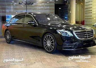  2 مرسيدس S 320 AMG فل كامل الاضافات موديل 2019 نظيفه جدا واعلى مواصفات