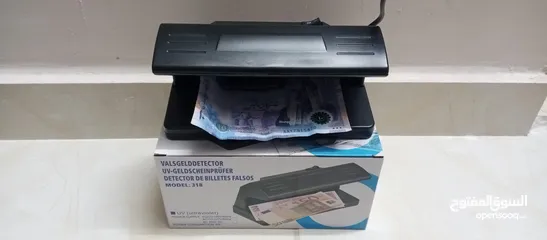  9 جهاز كاشف كشف الاموال الاوراق النقديه العملة المزوره المزيفه عمله مزوره عملة للمحلات اضائه UV