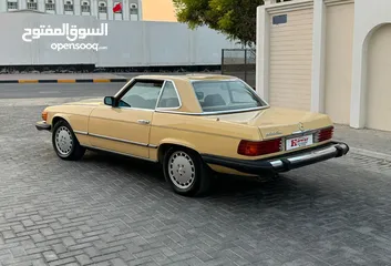  4 1979 model Mercedes SL 450