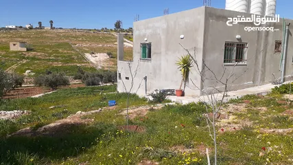  11 مزرعه 3400 م مع بيت ريفي للبيع شرق جرش  دحل المدور  حمامه
