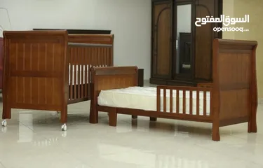  2 اثاث .تخت أطفال