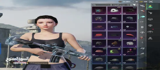  4 حساب ببجي للبيع - مستوى 56 - سكن M416 الثلجي - ربط كامل  + ضمان بعد البيع