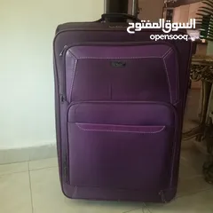  7 شنتة سفر جر لون بنفسجي غامق حجم كبير