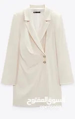  3 Zara Linen blend Blazer dress