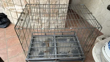  2 Large pets crate perfect for big and small animals indoor or outdoor use.  قفص حيوانات كبير