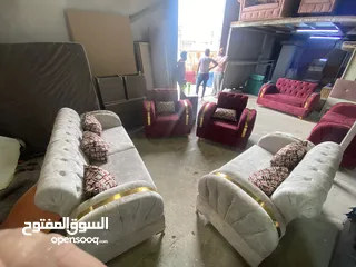  1 اطقم الكنب الاستيل جميع الالوان متوفره