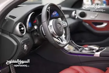  17 Mercedes C200 2019 Amg kit mild hybrid Night Package وارد الوكالة غرغورية
