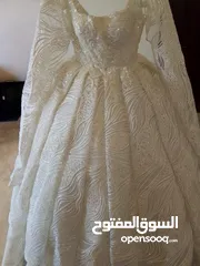  2 فستان زفاف جديد استعمال مرة واحدة فقط للبيع بسعر مغري