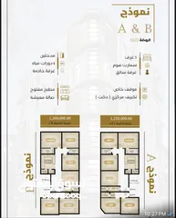  2 عمارة للبيع حي الروضة جدة مساحه 525 متر