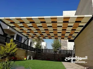  18 شوادر _ اشرعة _ مظلات _ مظلات قوسية _ سواتر جانبية _ شادر _ حدادة عامة _ حداد _ المنيوم _شماسي