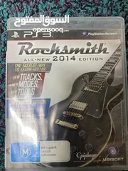  1 سي دي لعبة rocksmith 2014 edition للبيع بحاله جيده جداً ps3