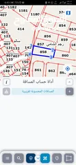  2 للبيع ارض 2 دونم رجم الشامي سكن ريفي شارع 20 م و 16 م