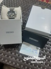  6 ساعة سيكو وكالة مع كامل اغراضها
