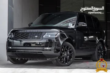  1 Range Rover Vogue 2021 Autobiography Black package   السيارة وارد الماني و قطعت مسافة 33,000