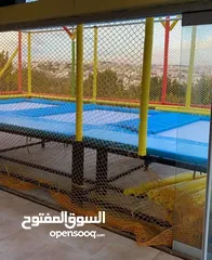  22 جميع قطع غيار ترامبولين شبك و ارضية و واقي زمبرك وزمبركات وحديد.