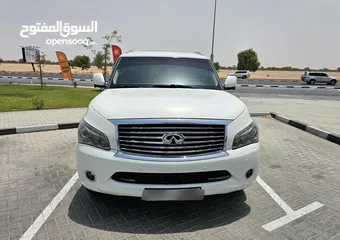  7 إنفينيتي Qx80، مواصفات خليجية، مالك واحد، بدون حوادث، رقم 1