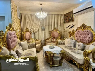  2 كنب مصري الفاخر وبوفيه وطاولة سفره