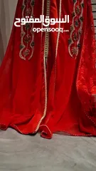  3 قفطان حنة احمر
