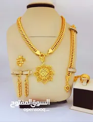  2 اطقم ذهب ايطالي اصلي 100٪