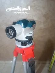  8 ميزان قامه بوش مع حامل ثلاثى مع مسطره 5 متر صيني BOSCH GOL 32D + BT160 + GR500  ...... .............