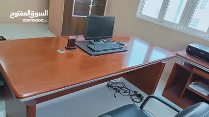  3 office table chair