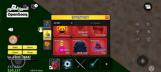  22 للبيع حساب بلوكس فروت قوي تقريبا كل شي في اللعبه blox fruit account strong for sell