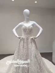  1 فستان عروس ابيض