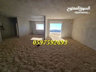  7 شقة فاخرة للبيع 195م+ بلكونة كبيرة لا يمكن التسكير عليها للبيع رام الله المصايف قرب المالية بالعالي