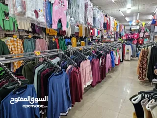  5 محال تجاريه 3 ابواب للملابس الجاهزة للبيع