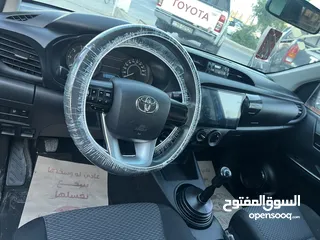  18 تويوتا هيلوكس 2020 دهان الشركه فحص كامل وله ملاحضه ممشى قليل لون مميز
