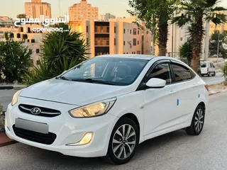  2 هونداي اكسنت 2016 . فل اوتوماتيك . اصل برايفيت كوري . ترخيص + تأمين . ماتور 1400 بنزين