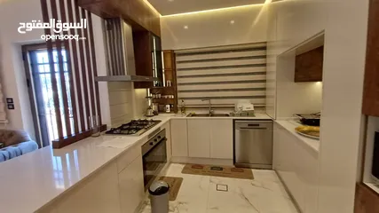 16 شقة ارضية مودرن في - عبدون - ثلاث غرف نوم اثنين ماستر و ترس وكراج (ID# : 2004)