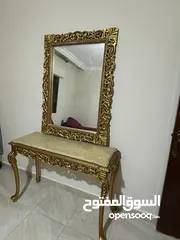  5 مدخل +مرآه وكاله طاوله رخام بسعر مغري جدا