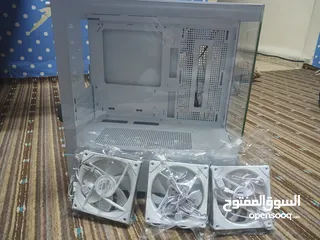  2 كيس ابيضg35+ثلاثة مراوح لون ابيض RGB