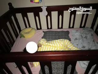  3 Baby Wooden Cradle