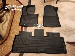  9 متوفر ارضيات جلد   , HONDA ENS1 TOYOTA BZ4X  BZ3 BYD E2   ID6 BYD SEAGULL  BYD YUAN نيتا ، neta u