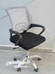  4 كرسي مساعد مديرشبك بعجلات شامل التوصيل وكفالة سنة  \ Assistant Manager Mesh Chair