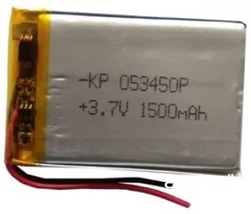  5 بطاريات ليثوم بانواع مختلفة للاجهزة الالكترونية Lithium Polymer Battery 3.7V