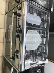  9 فرن غاز ستيل ناشونال 80 سم