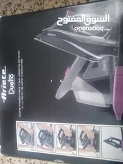  4 مكوا بخار من نوعيه ARIETE نضيف مش مستعمل جديد 2400W بوخذ لتر ماء اللون اسود وزهري