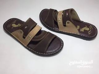  3 عرض خرافي اشتري شحاطه جلد طبيعي   بسعر8دينار شامل التوصيل داخل عمان والزرقاء   شحطات HAND MAED  جلد