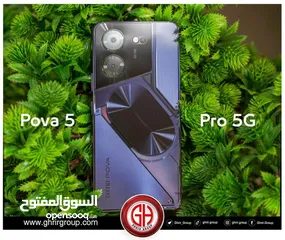  6 مستعمل ايام pova 5 pro 5G رام 16 جيجا 256 مكفول  أغراضة والكرتونه الأصلية متوفر توصيل