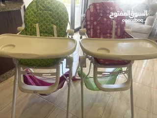  1 مقاعد طعام للأطفال