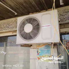  1 مكيف شارب سحب عادي 2 طن غاز محبوس التواصل واتس