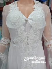  24 طقم عروسه ابيض 3قطع  صناعه سوريه وجوده عاليه