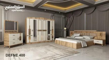  4 غرف نوم تركي 7 قطع شامل التركيب والدوشق مجاني