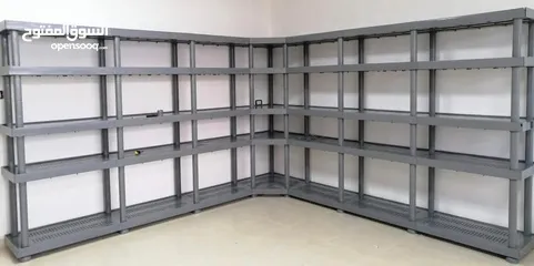 6 ارفف بلاستيك لتجهيز المحلات