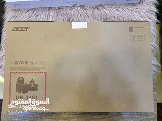  5 لابتوب ايسر جديد غير مستعمل كفالة سنه بسعر اقل من السوق مع كيبورد و ماوس ديل